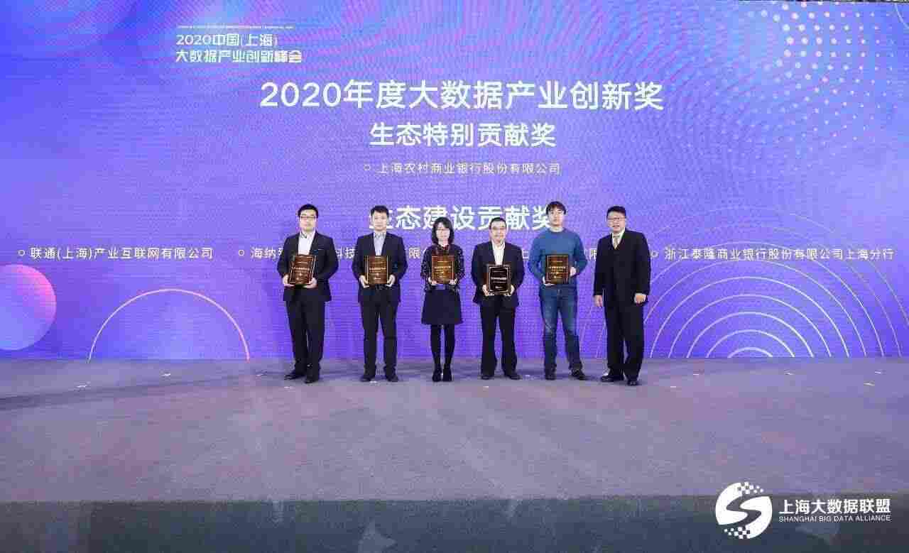 聚焦数字技术基础支撑，海纳数科斩获大数据产业创新奖